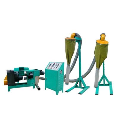 Bahan Bulk Mesin Granulator Plastik Skala Kecil Plastik Shredder 19KW